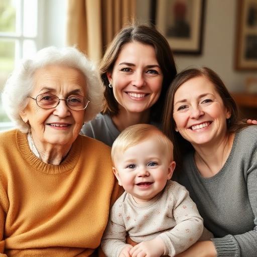 Familie einer Patientin